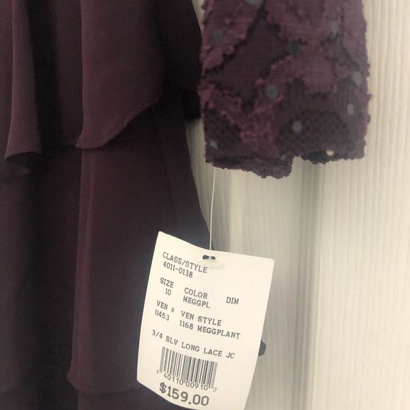 SPARKLY PROM OR HOLIDAY w Sequin Lace jacket (2 pc Set) - Picture 5 of 8